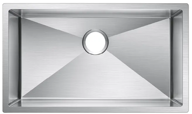 HM3218 - Single Bowl Handmade Kitchen Sink (32" x 18" x 9")