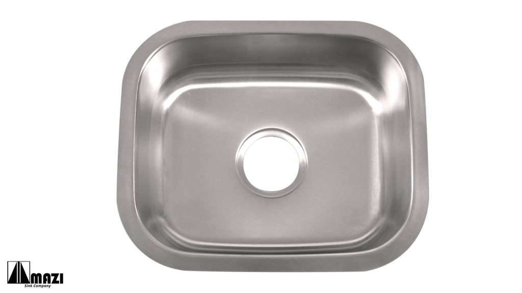 [769-107] Royal 769-107 15-3/8 x 17-3/4 Undermount Bar Sink - Stainless steel