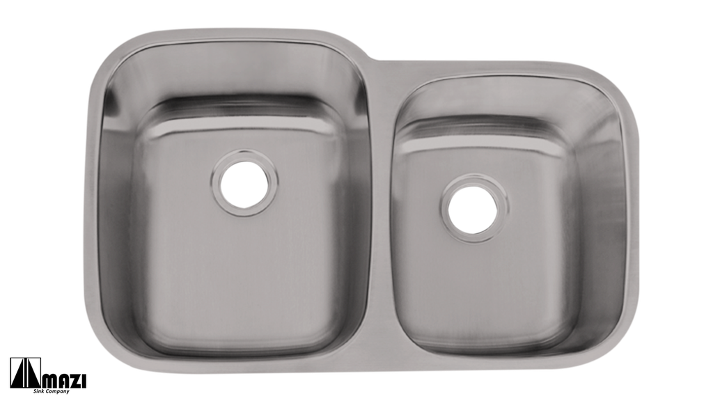 Royal 769-917 32 x 20 3/4 Double bowl Undermount Kitchen Sink - Stainless steel