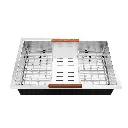 Royal ADA-301 23-1/2 x 17-3/4 Single bowl Undermount Kitchen Sink - Stainless steel