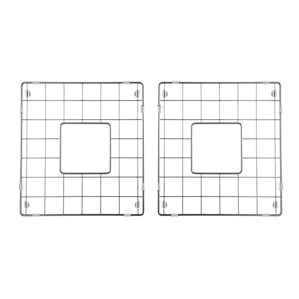 [BG-905-GR] BG-905-GR Stainless Steel Sink Bottom Grid Set (2-Piece)