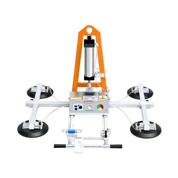 Aardwolf AVGLP4-MR-250 Vacuum Glass Lifter - 551 lb Capacity, 360° Rotation, Audio/Visual Alarm System
