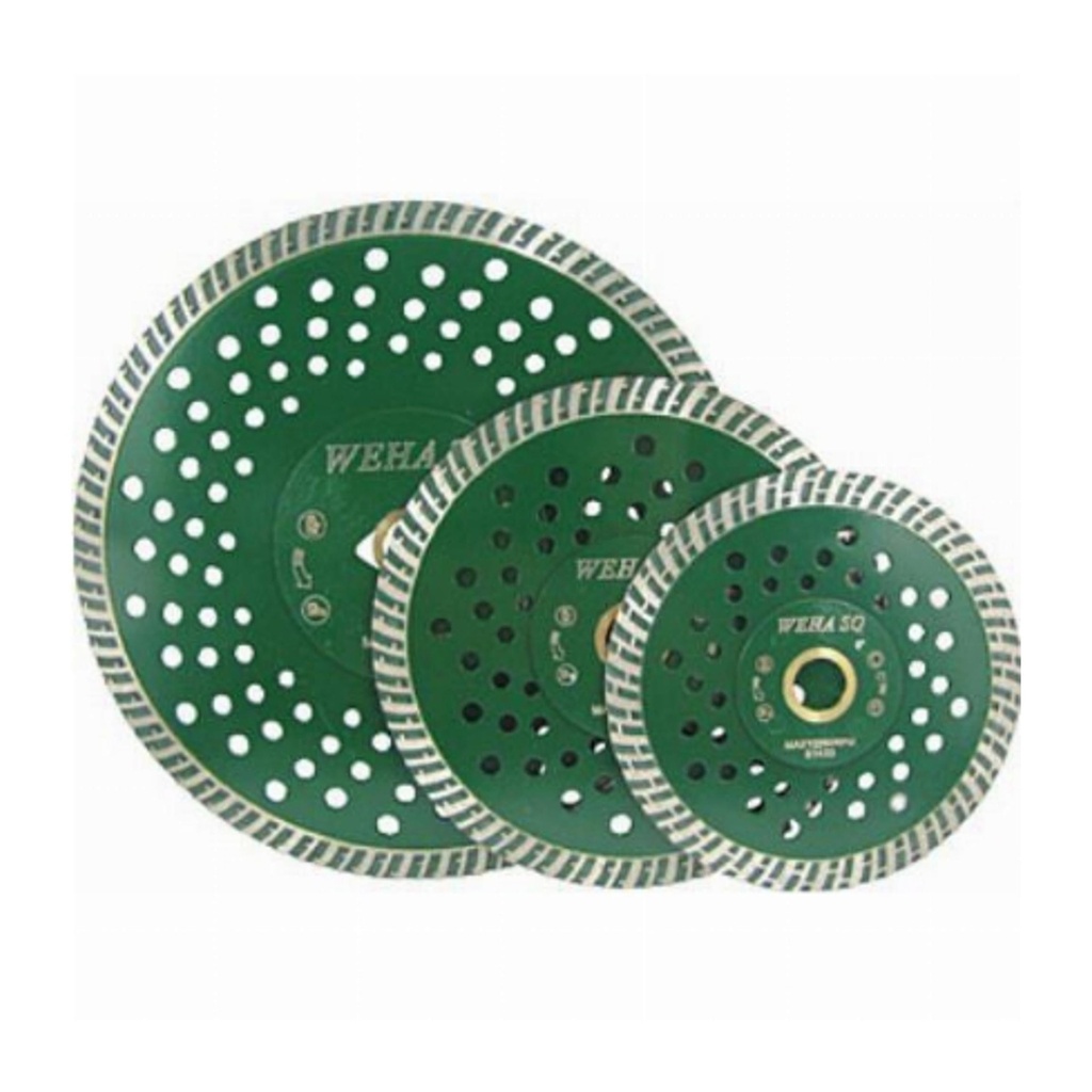 Weha USA 14" x 1-1/2" Bridge Saw Milling Wheel for Granite, Quartz, Stone and Concrete Bridge Saw Tables