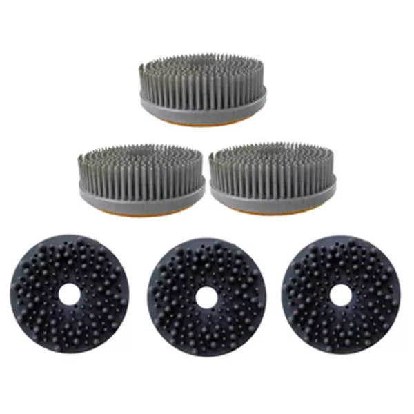 Tenax 4" Leather Finish Airflex Stone Texturing Brush - Full Set