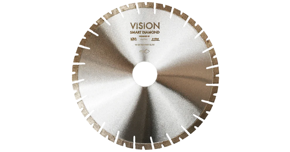 Vision IDM 16" Xtreme Blade Quartzite Bridge Saw Blade for Quartzite, Granite and Quartz