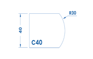 SS66311 Profile 20mm Shark Nose D20 Technology Longlife+ Position 6 INTERNAL WATER ROUTER BITS (IW BITS)