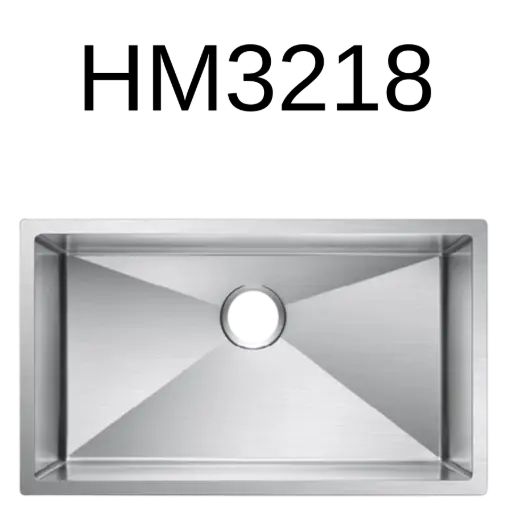 [HM3218] HM3218 - Single Bowl Handmade Kitchen Sink (32" x 18" x 9")