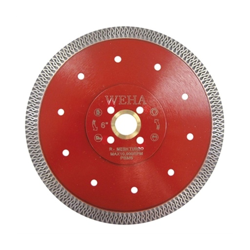 [134177] Weha USA Black Cougar Diamond Bridge Saw Blade for Granite, Quartz Engineered Stone and Hard Marbles