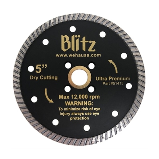 [51416] Weha USA Blitz Ultra Premium Quad Turbo Blade for Granite, Quartz and Engineered Stone