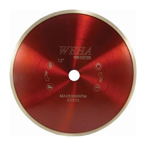 [51511] Weha USA Continuous Rim Blade for Natural Stone and Glass