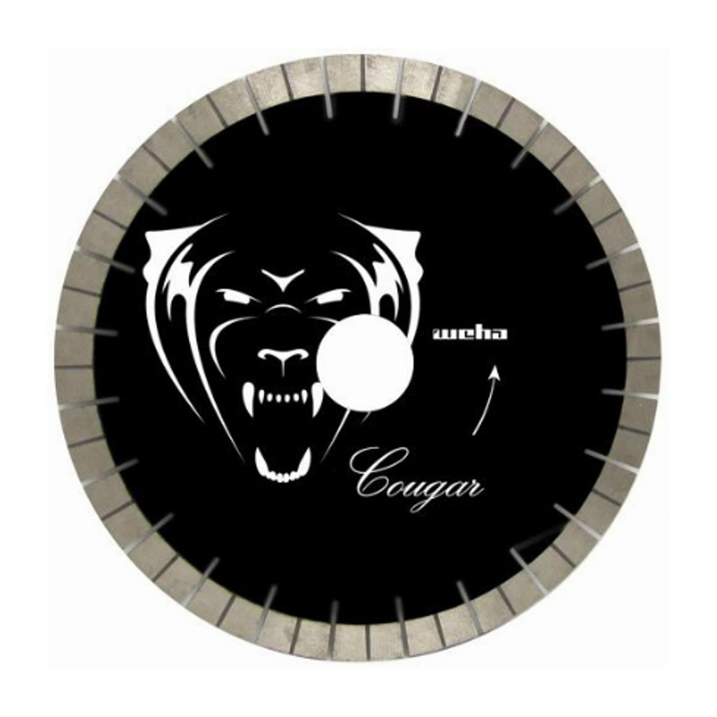 Weha USA Grey Leopard Diamond Bridge Saw Blade for Quartzite, Granite, Quartz and Marble