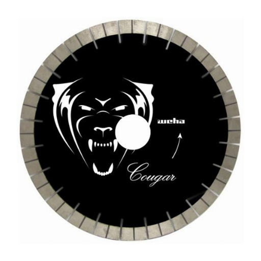 [138151] Weha USA Grey Leopard Diamond Bridge Saw Blade for Quartzite, Granite, Quartz and Marble