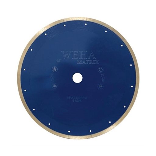 [50506] Weha USA Matrix 6" Contour Blade for Vanity Bowl Cutting on Granite, Marble, Engineered Stone and Quartz