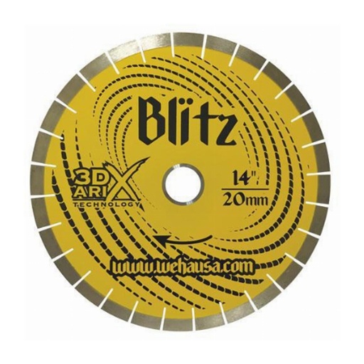 [50389] Weha USA Super Cut "W" 10" Bridge Saw Blade for Granite, Quartz and Engineered Stone