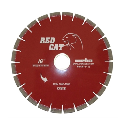 [128900] Weha USA White Lion Quartzite Diamond Turbo Blade for Quartzite, Quartz, Granite and Stone
