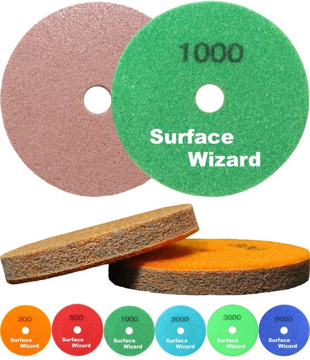 [22932-03013] MUSTANG Surface Wizard Sponge Pad  5" x #3000