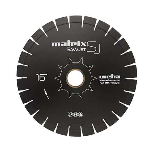 [MATRIXSJ16] 16" Matrix SJ SawJet Bridge Saw Blade 20 MM 