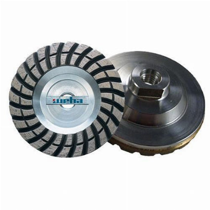 [VZ050201] 4" Aluminum cupwheel X Crs
